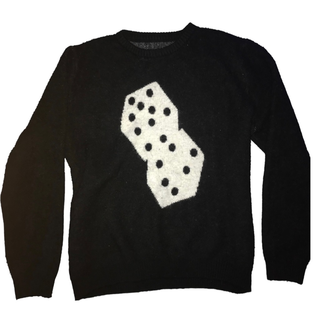stussy dice mohair sweater